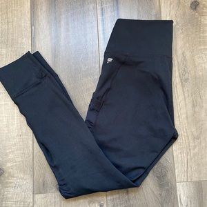 Fabletics Black Mesh Leggings with Pockets